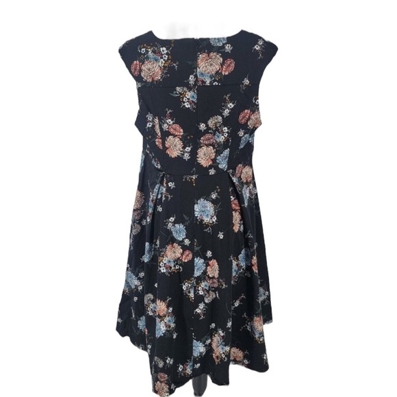 TORRID Floral Print Georgette Midi Dress Size 10 - Picture 7 of 12